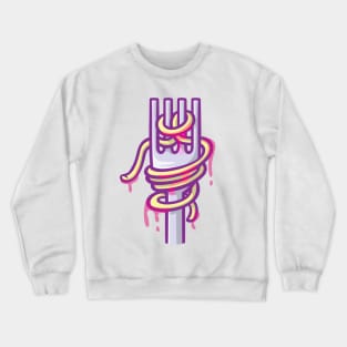 Pasta Fork Crewneck Sweatshirt